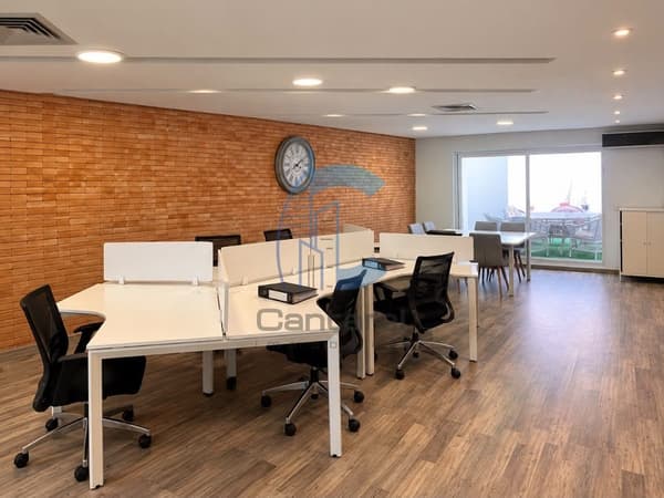 FOR RENT FURNISHED OFFICE 80m² WITH TERRACE MAARIF