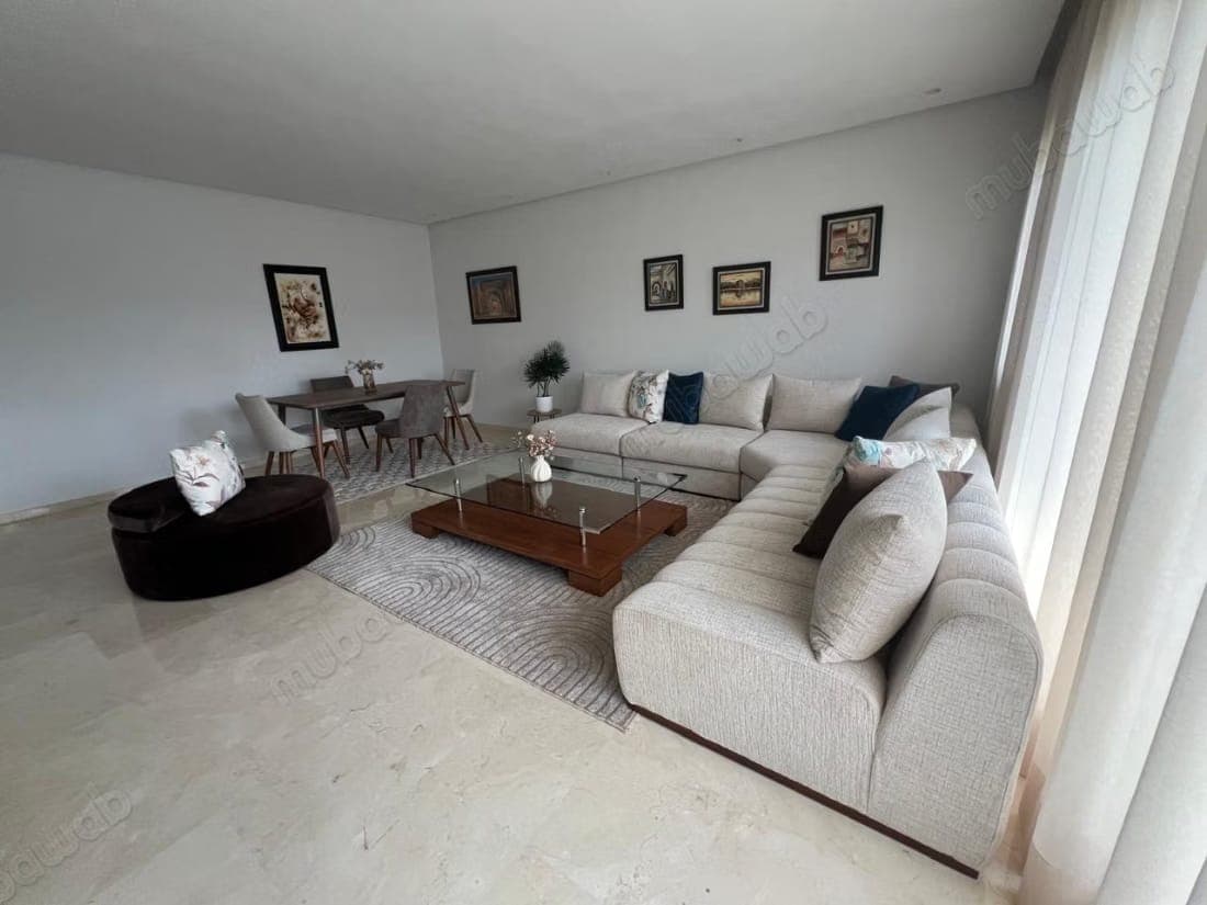 Appartement meuble à louer à Bouskoura