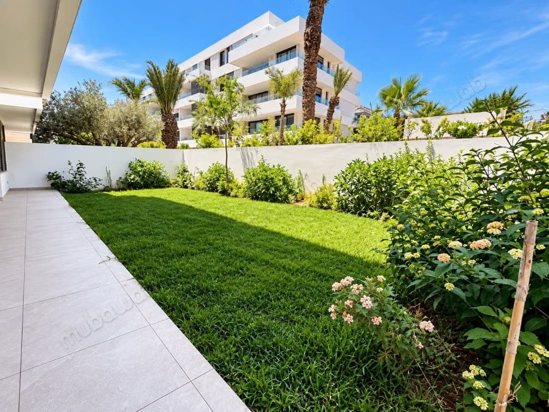 F2 Appartement Begane Grond Tuin Nieuw Te Huur – L'Orangerie de Souissi