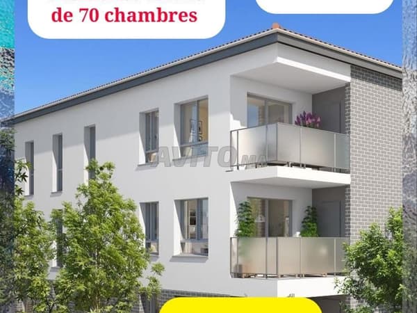 Résidence de 70 chambres à louer