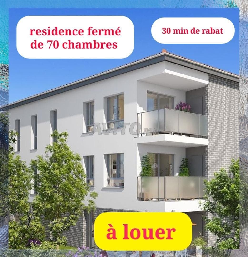 Résidence de 70 chambres à louer