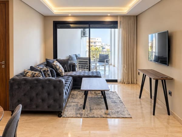 Furnished Studio with Terrace for Rent Taddart, Casablanca