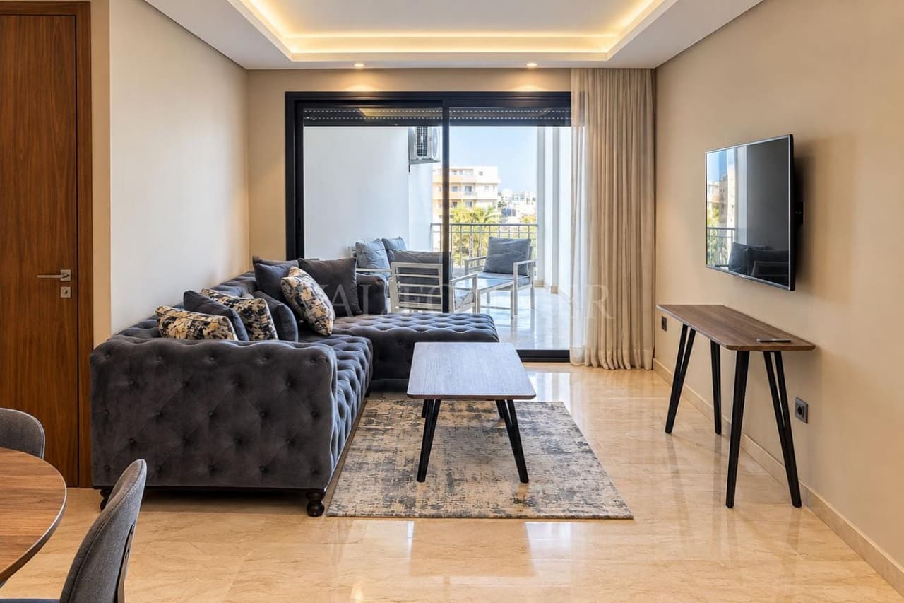Gemeubileerd Studio met Terras te Huur Taddart, Casablanca