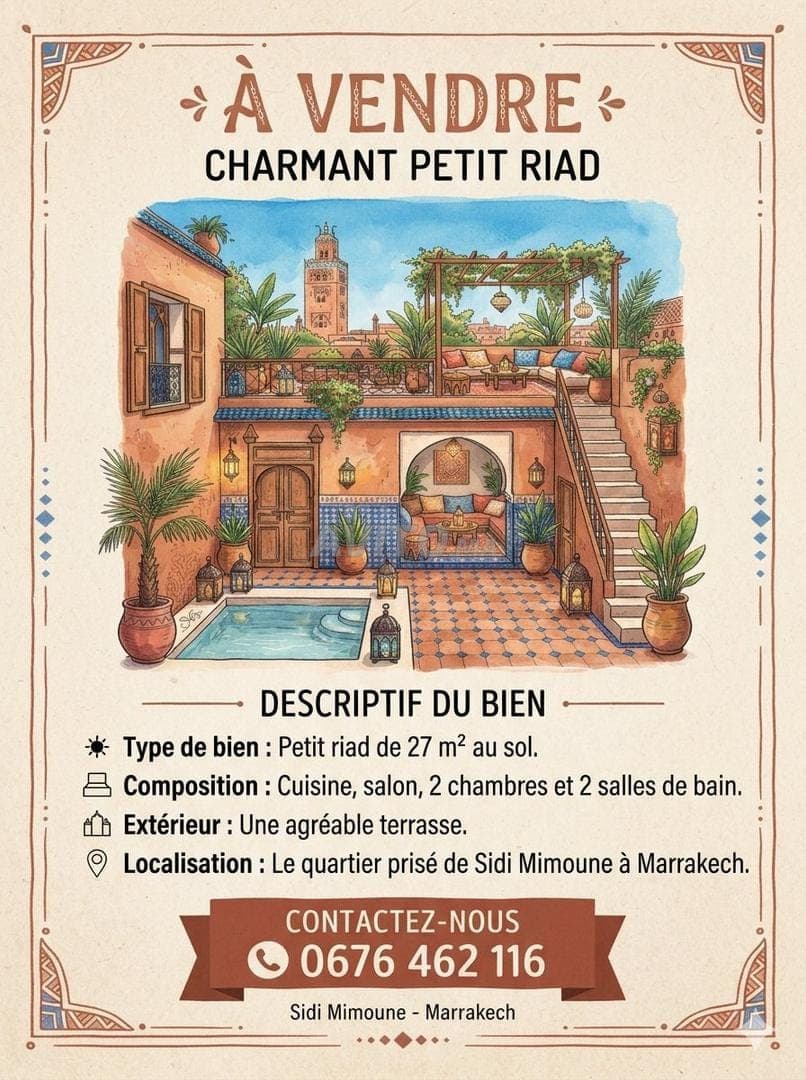 Petit riad à Sidi Mimoune