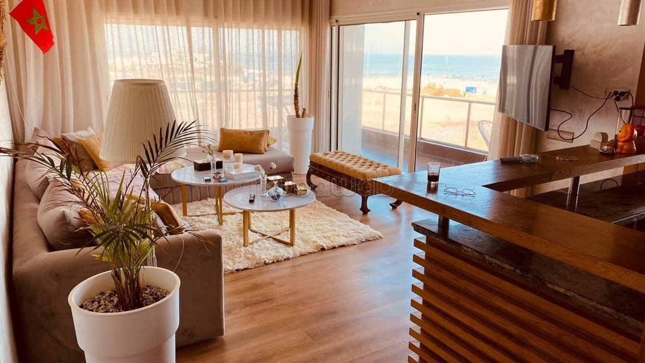 Appartement à vendre front mer à Darbouazza