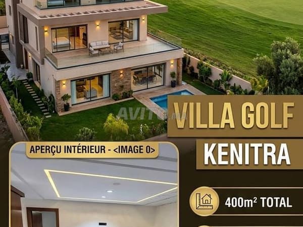 Villa de luxe à vendre à Golf Kenitra | 400m²