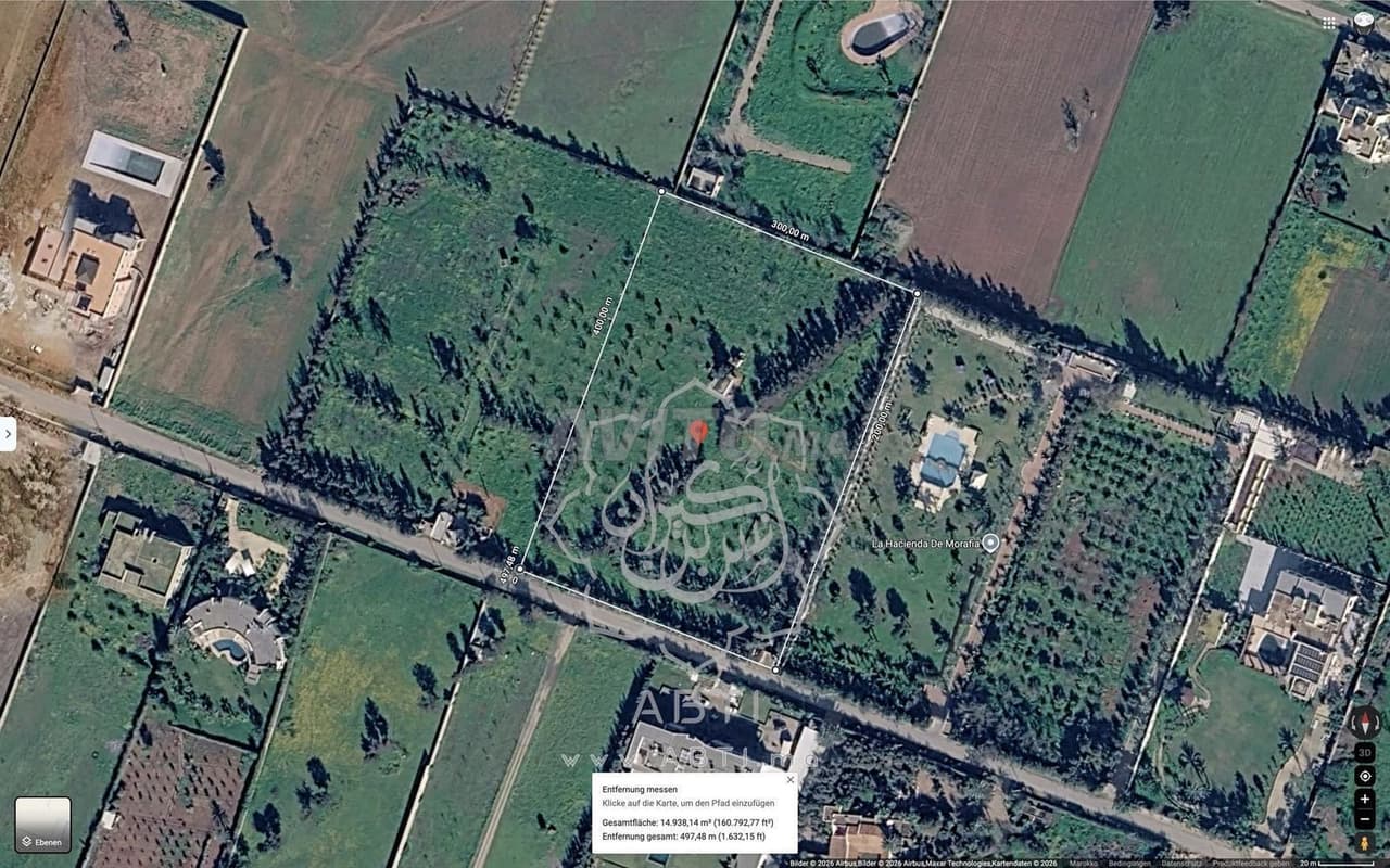 Grundstück 1,5 Ha in Zone D7 in Labissa Bouskoura