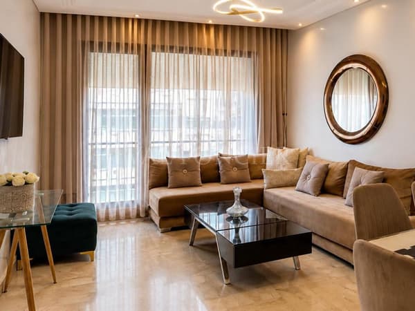Location Appartement meublé 2chambres avec balcons Bourgogne, Casablanca