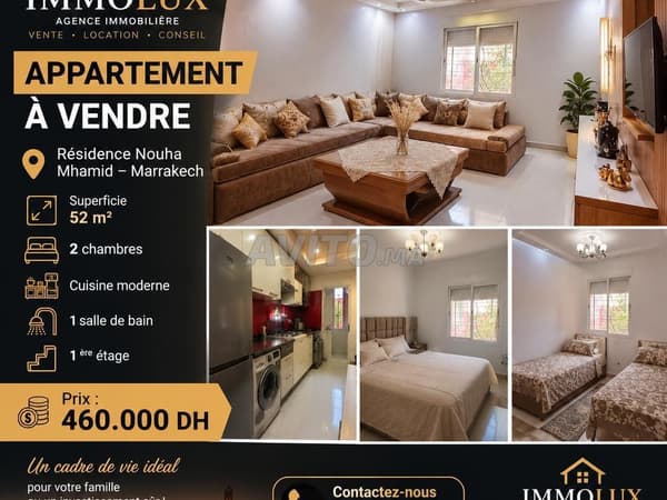 Appartement à Marrakech près de l'aéroport M'Hamid
