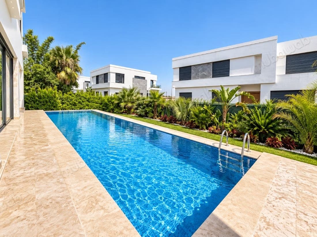 Furnished villa with swimming pool for rent – El Menzeh
