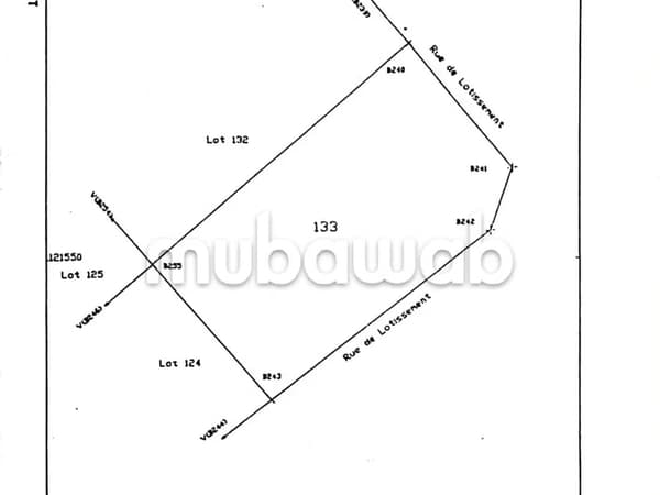 Magnifique Terrain à TARGA dans résidence prestigieuse, 1609 m², titré MHAFAD prêt à…