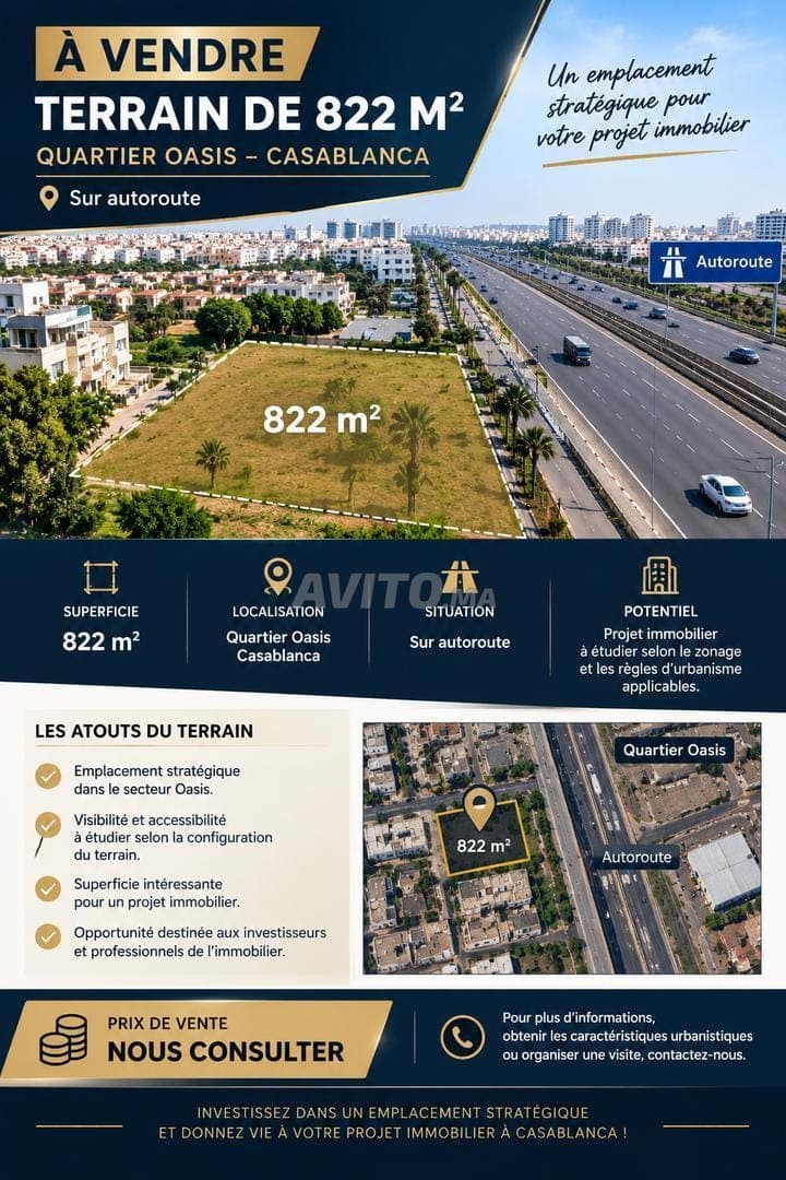 Grundstück zu verkaufen Oasis 822 m²