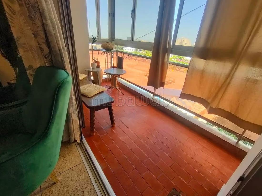 Furnished terrace apartment 140m² Maarif Romandie