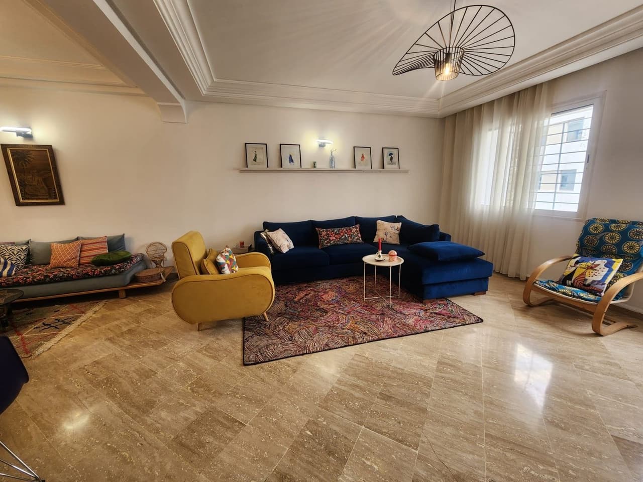 Appartement 126 m² à louer à Casablanca Palmier (Maarif)