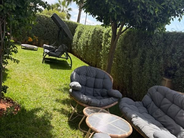 Superb ground-floor garden apartment, modern, for sale in Ville Verte, Bouskoura
