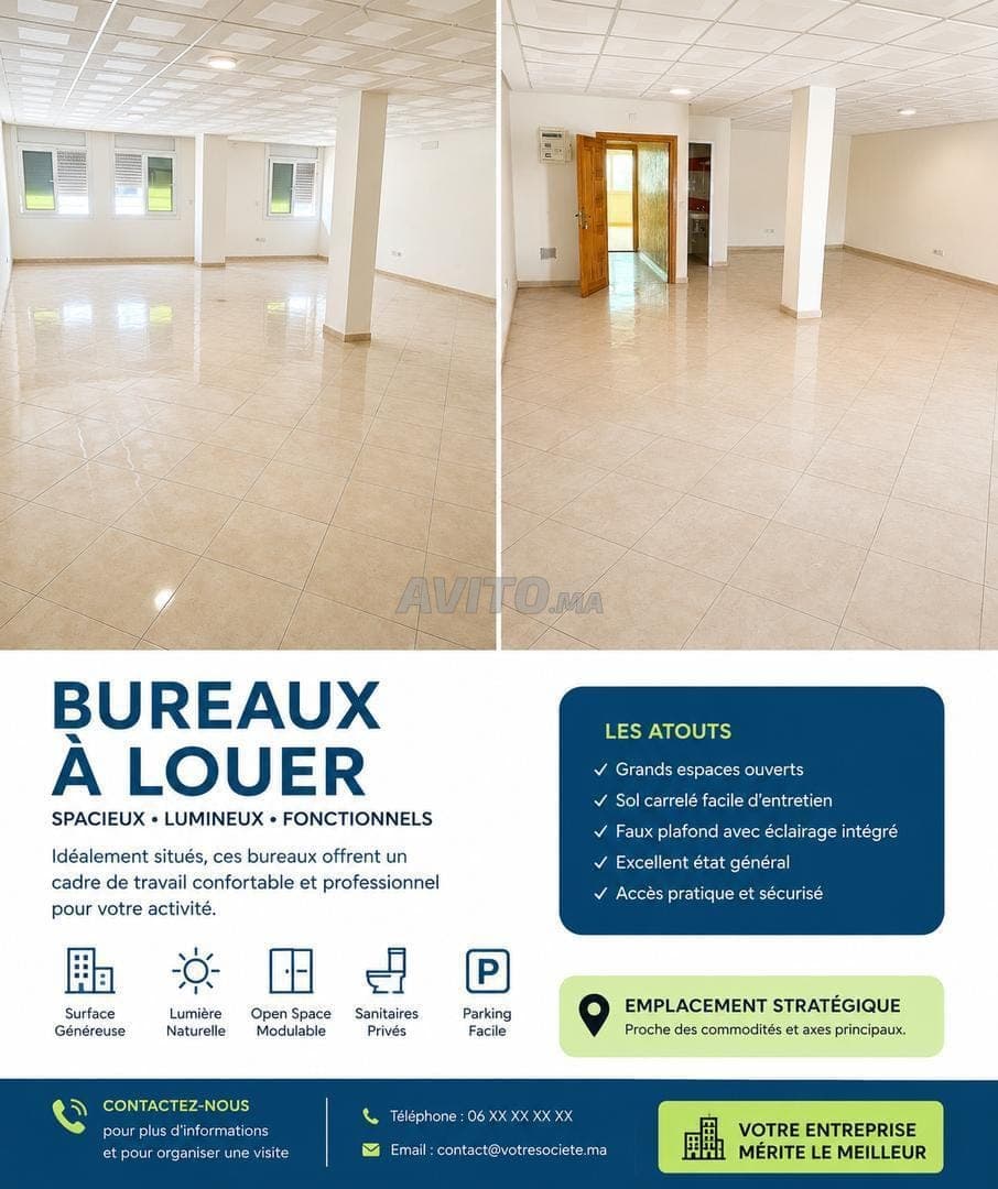 Bureau à louer Agadir Inezgane