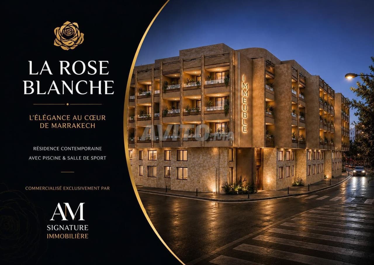 APPARTEMENT NEUF À VENDRE AU CŒUR DE MARRAKECH