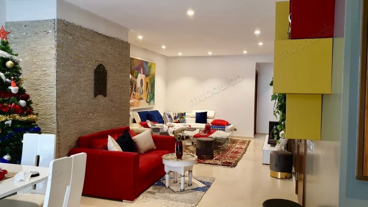 À vendre, superbe appartement traversant 2 chambres avec terrasse – casablanca finance…