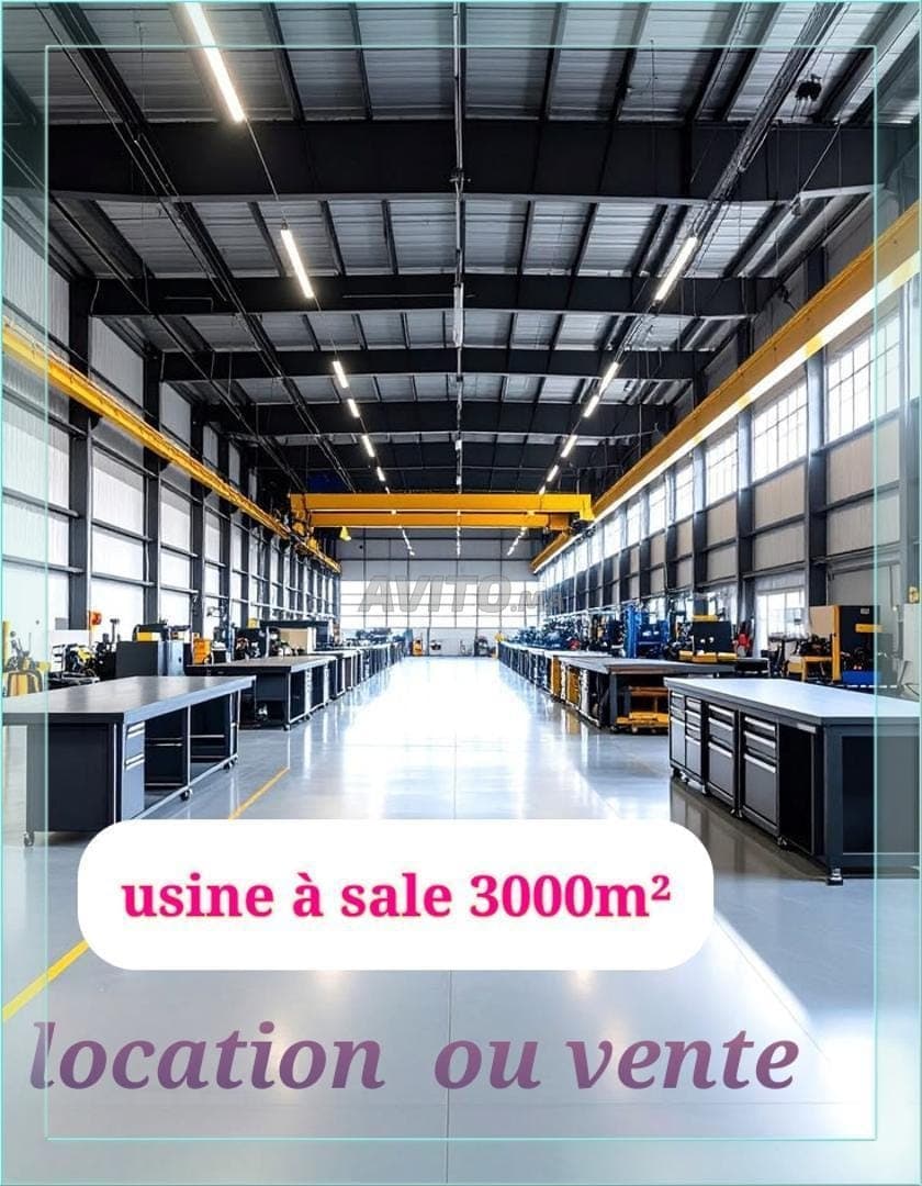 Fabriek van 3000m2 in Salé