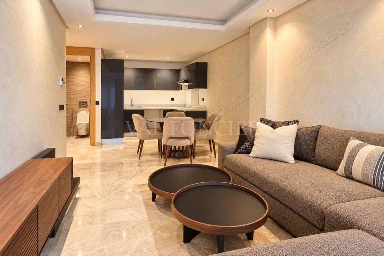 Nieuw gemeubileerd studio te huur met terras nabij Lycée Lyautey Bourgogne, Casablanca