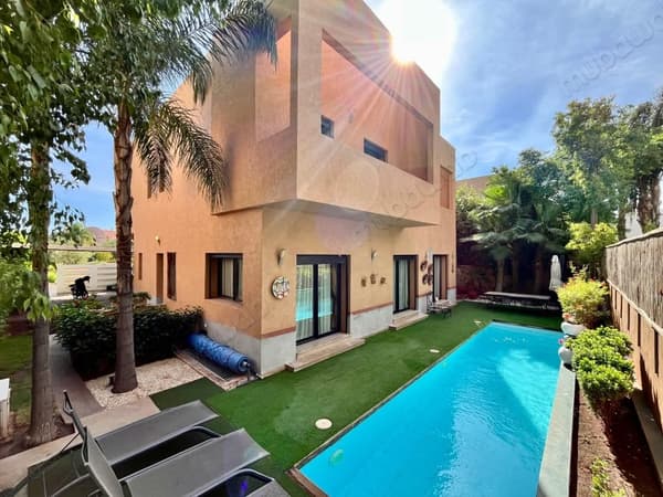 Belle villa avec piscine à Amelkis, Marrakech