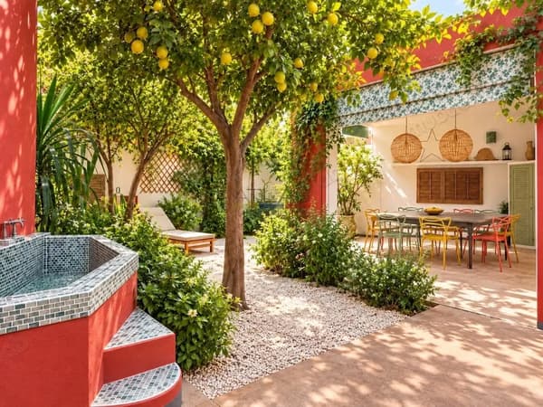 Villa de caractère avec jardins proche Majorelle