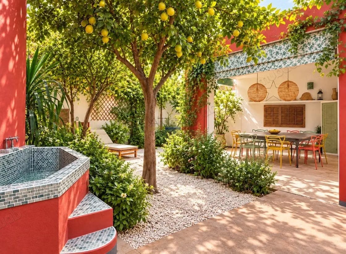 Villa de caractère avec jardins proche Majorelle
