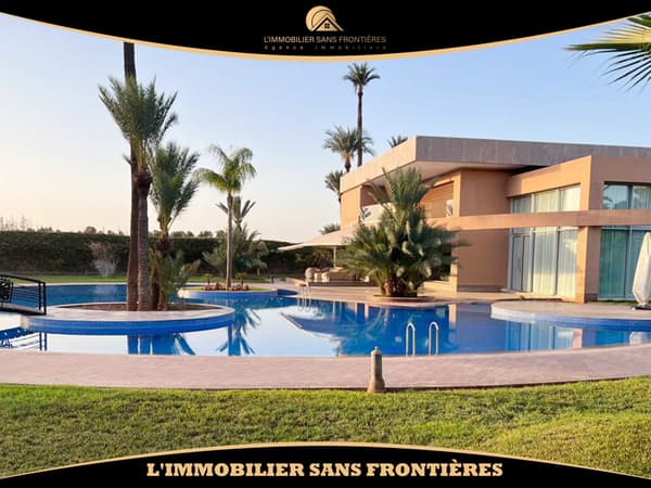 Furnished villa for sale in Palmeraie, Marrakech, 500 m² pool, 1 hectare