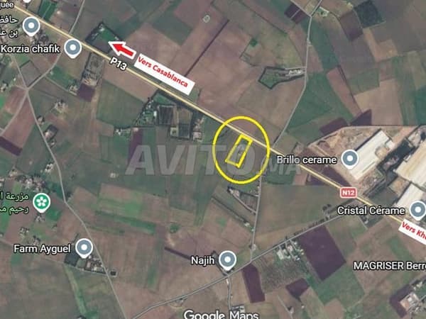 Terreno agrícola e industrial en venta