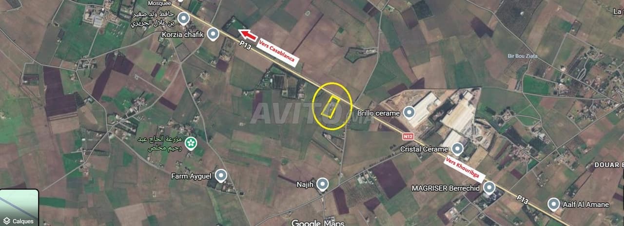 Terreno agrícola e industrial en venta