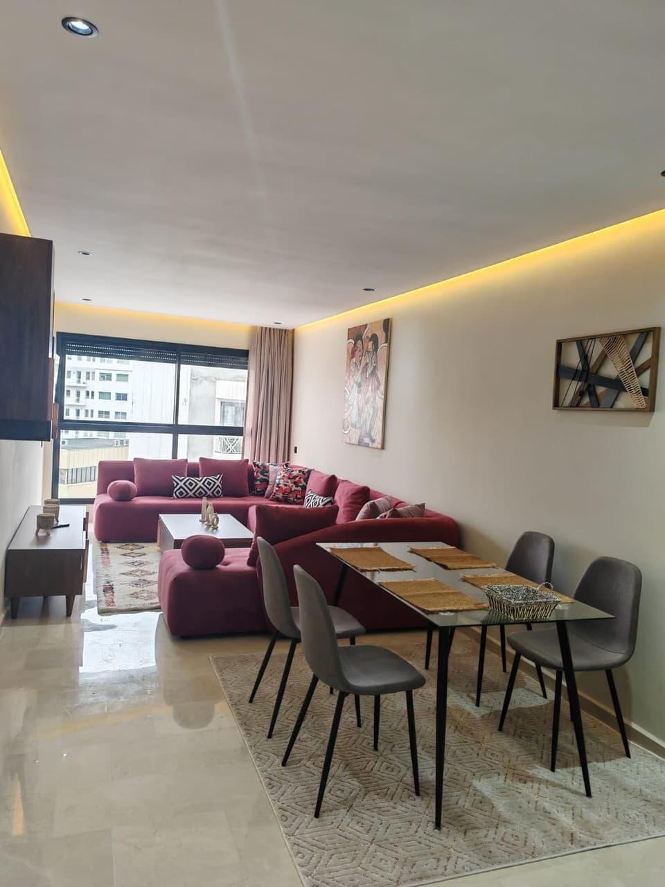 Studio 57 m² à louer à Casablanca Palmier (Maarif)
