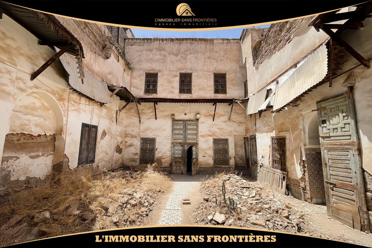 Riad Melkia en ruine à vendre dans la Médina, Marrakech – 220 m²