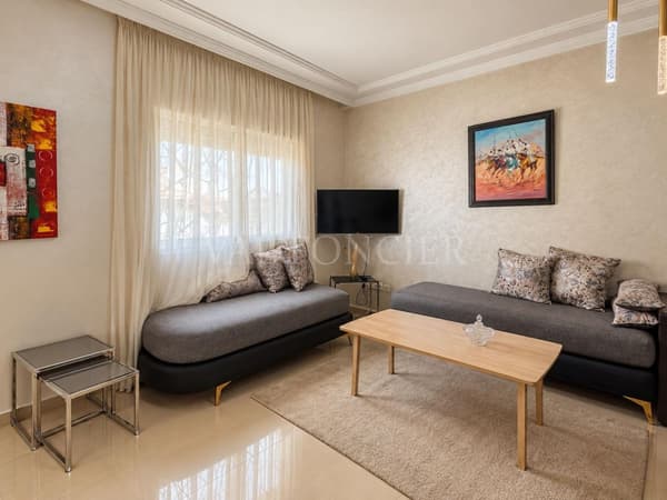 Location Appartement meublé 2 chambres en étage élevé Bourgogne, Casablanca