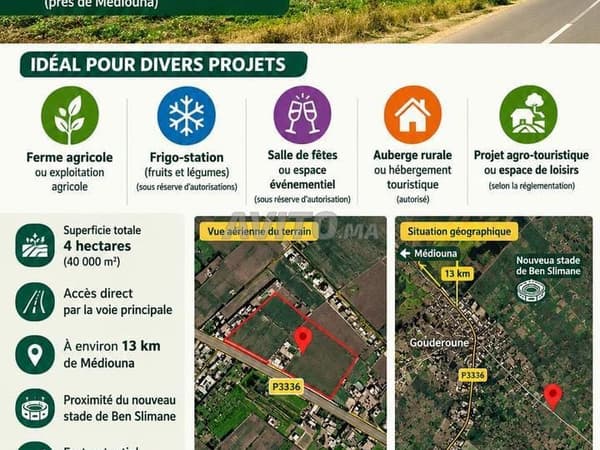TERRAIN AGRICOLE DE 4 HEKTAR Investition