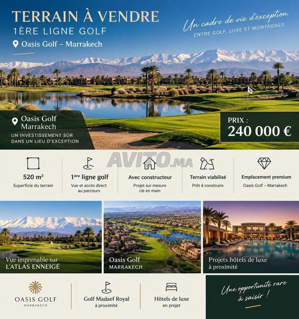 Grond villa op Golf