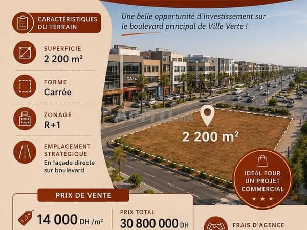 Terreno comercial en venta - Ville Verte