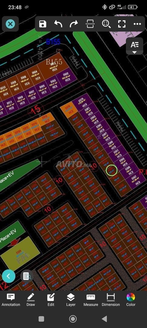 Titled residential land for sale (Lotissement de la police)