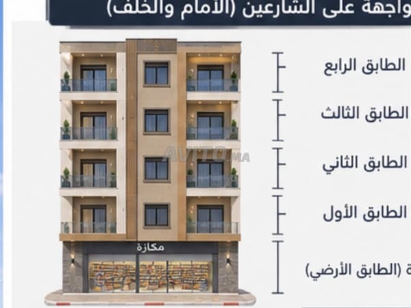Immeuble à vendre projet prêt