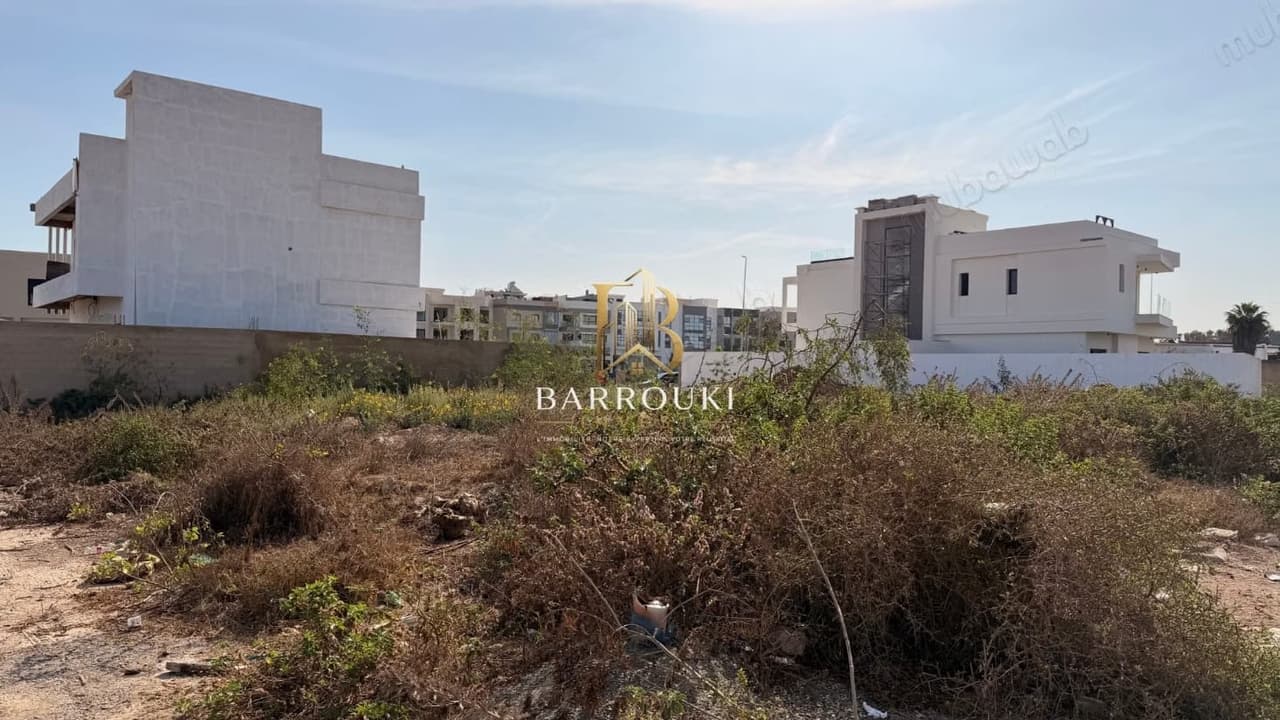 Terrain Villa en angle 444 m² à Dar Bouazza
