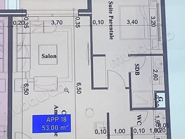 Studio de 61M² en vente sur plan