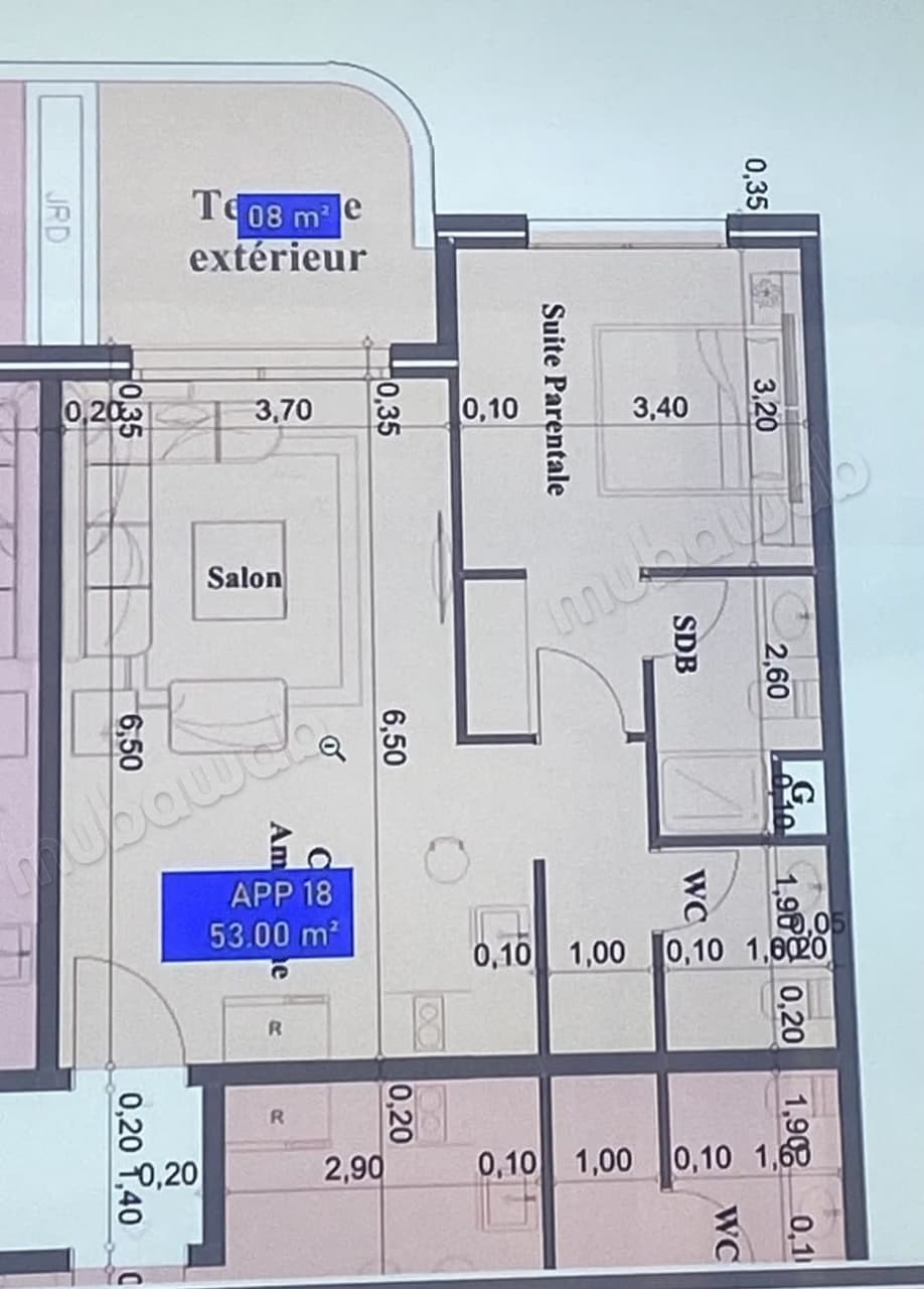 Studio de 61M² en vente sur plan