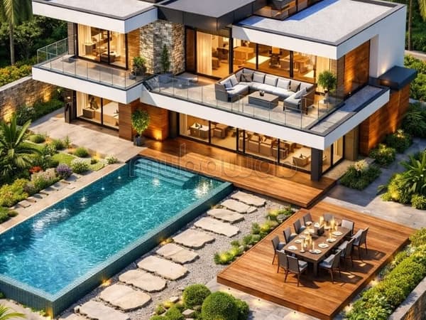 Splendide et exclusif lot de villa de 1330m2, en plein coeur du somptueux AIN DIAB, à 2…