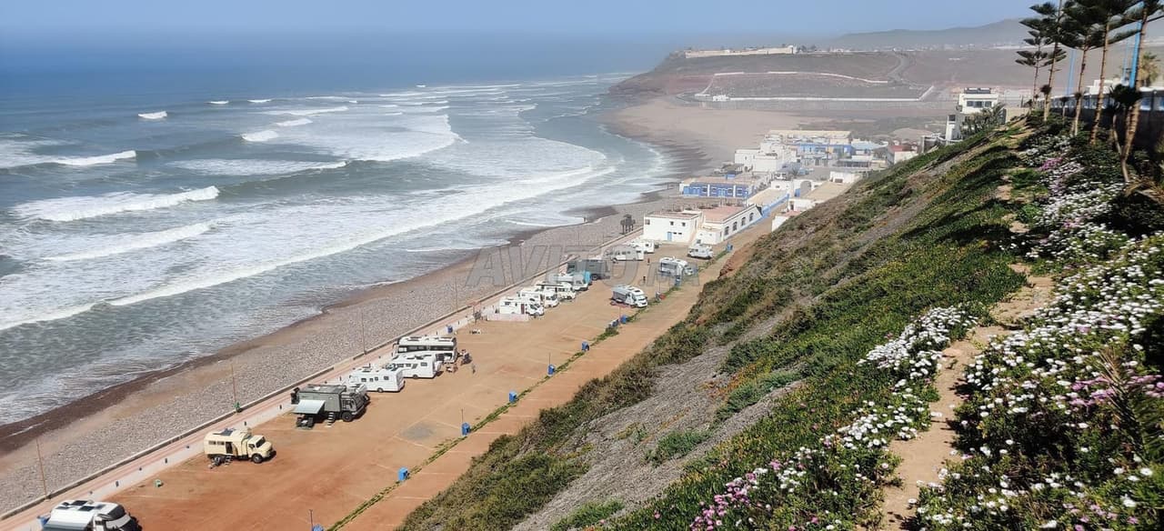 Commercial corner plot Sidi Ifni beach 96 m²