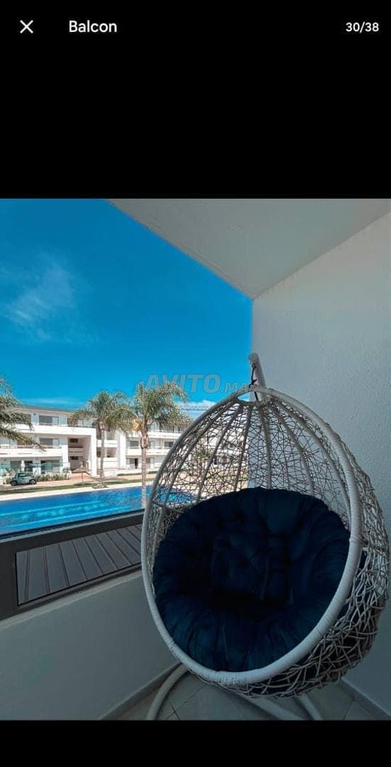 Angenehme Wohnung mit Meerblick und Pool