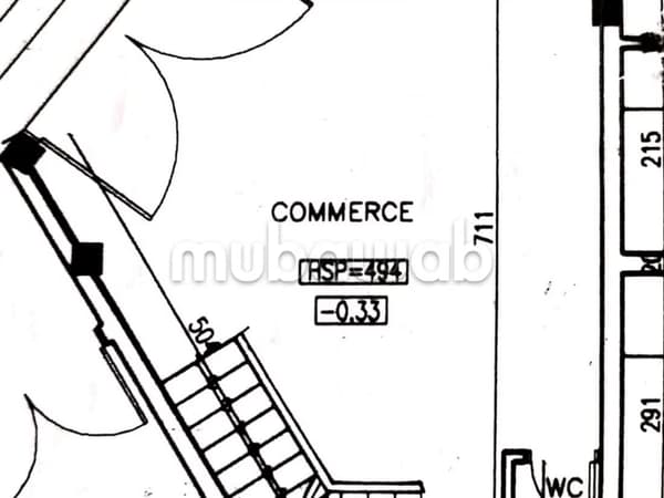 Local Commercial de 45 m2 à Fès Route Ain Chkaf