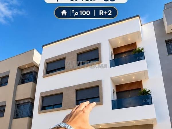 Appartement 100m² R+2 à Bir Rami Jnane