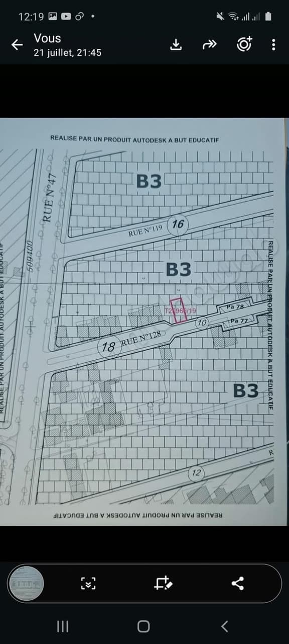 Grond te koop in Mertil. Totale oppervlakte 140 m²