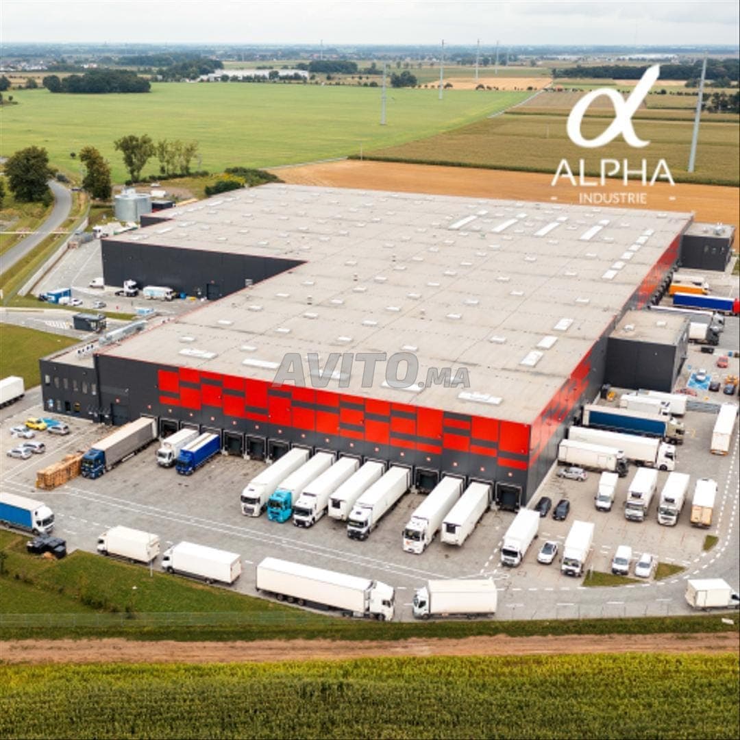 Entrepôt de 560 m² avec Quai ZI Lahraouine