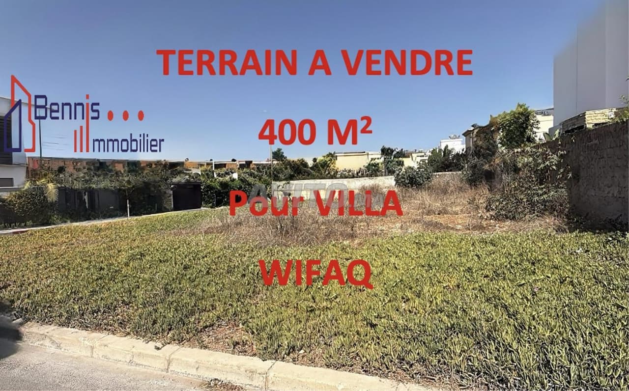 TERRAIN NU À VENDRE POUR VILLA WIFAK
