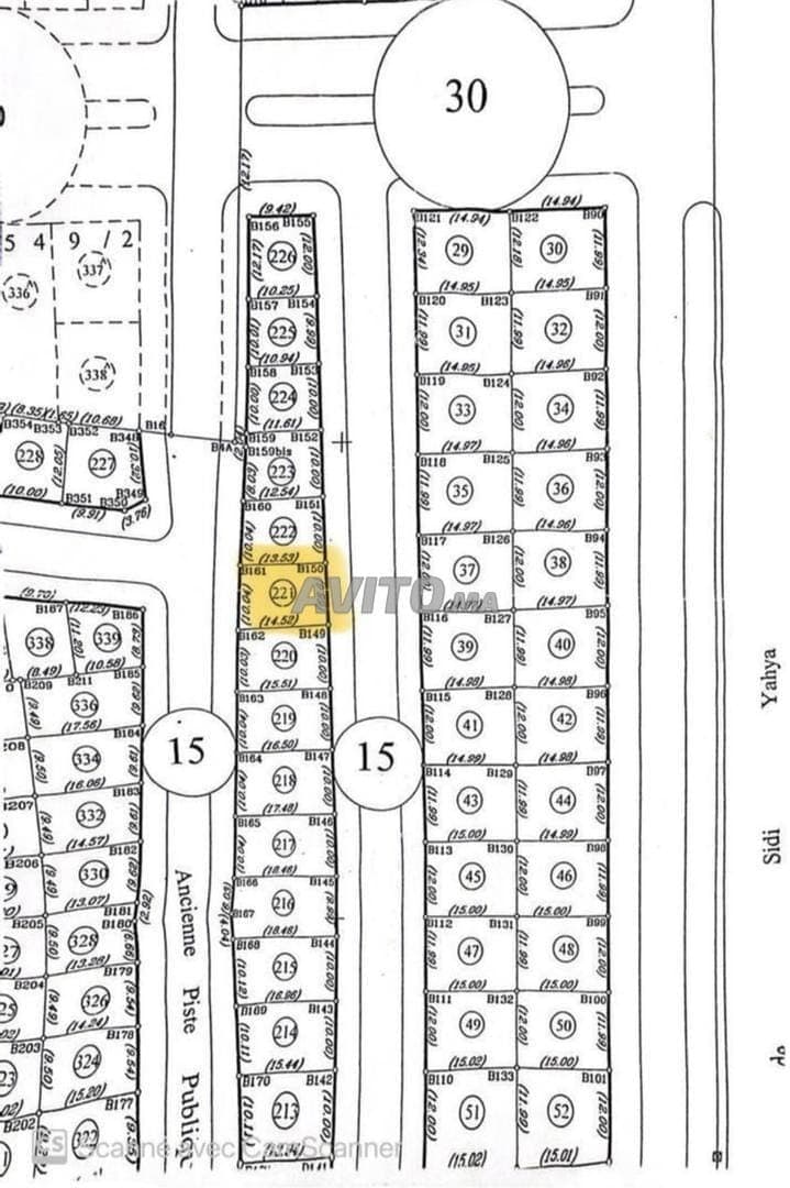 Terreno en venta en Agdal Dher Lemhella, 2 fachadas.